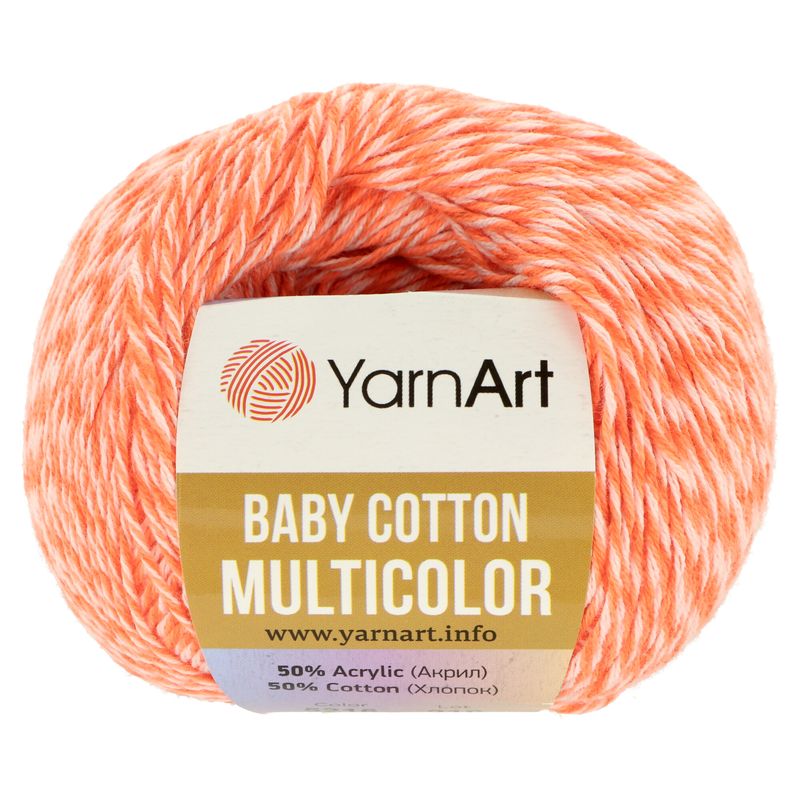 YarnArt Baby Cotton Multicolor 50g 165m